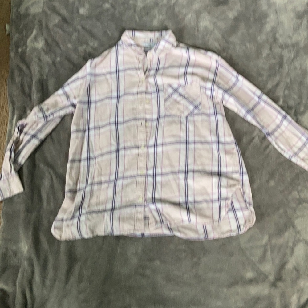 Pink,purple & cream plaid